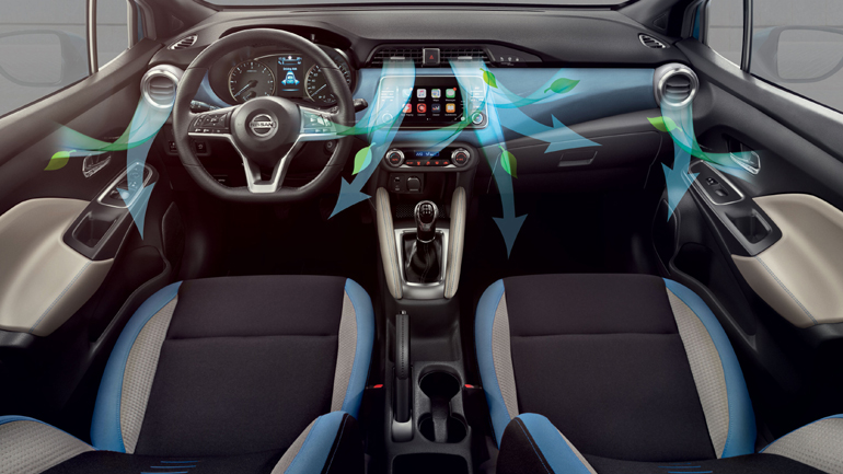 Η Nissan εξαφανίζει τις οσμές και τα σωματίδια από την καμπίνα των οχημάτων